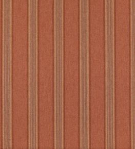 Moray Stripe Fabric by Mulberry Home Russet