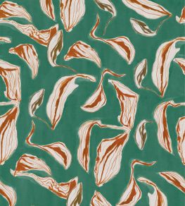 Moroccan Branches Wallpaper by Coordonne Turquoise