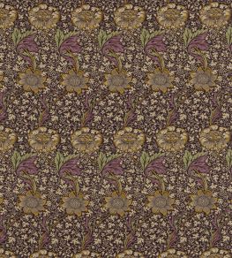 Kennet Fabric by Morris & Co Grape/Gold