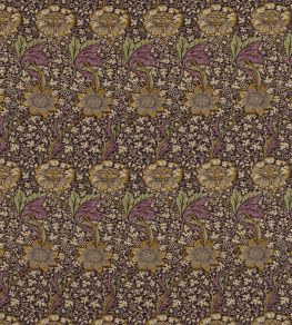 Kennet Fabric by Morris & Co Grape/Gold