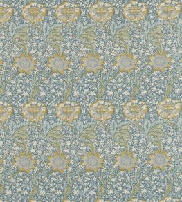 Kennet Fabric by Morris & Co Sea Blue/Lichen