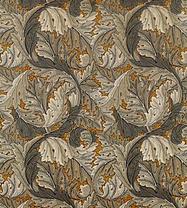 Acanthus Fabric by Morris & Co Mustard/Grey