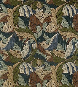 Acanthus Fabric by Morris & Co Slate Blue/Thyme