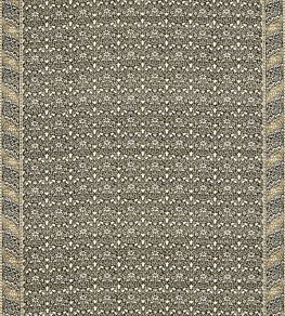 Morris Bellflowers Fabric by Morris & Co Charcoal/Olive