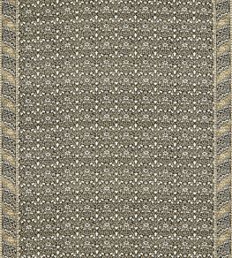 Morris Bellflowers Fabric by Morris & Co Charcoal/Olive
