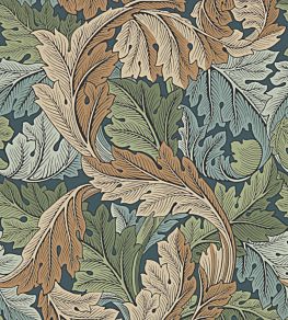 Acanthus Wallpaper by Morris & Co Slate Blue/Thyme