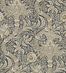 Indian Wallpaper by Morris & Co Charcoal/Nickel