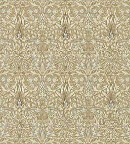 Snakeshead Wallpaper by Morris & Co Gold/Linen