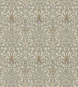 Snakeshead Wallpaper by Morris & Co Stone/Cream