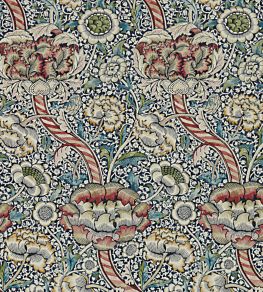 Wandle Wallpaper by Morris & Co Indigo/Madder