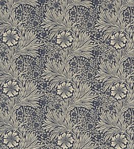 Marigold Fabric by Morris & co Indigo/Linen