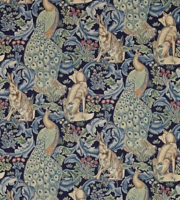 Forest Fabric by Morris & Co Indigo