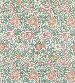 Pink & Rose Fabric by Morris & Co Eggshell/Rose