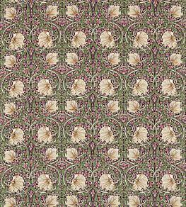Pimpernel Fabric by Morris & Co Aubergine/Olive