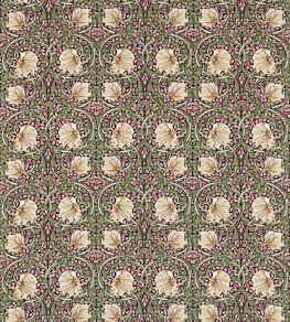 Pimpernel Fabric by Morris & Co Aubergine/Olive
