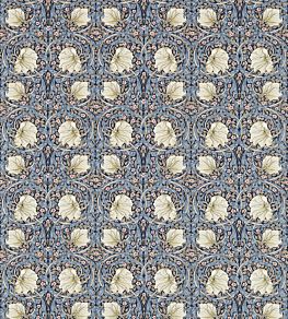 Pimpernel Fabric by Morris & Co Indigo/Hemp