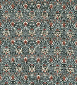 Snakeshead Fabric by Morris & Co Thistle/Russet