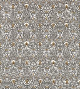 Snakeshead Fabric by Morris & Co Pewter/Gold