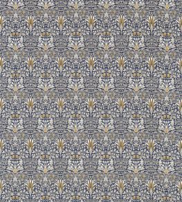 Snakeshead Fabric by Morris & Co Indigo/Hemp