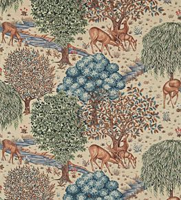 The Brook Fabric by Morris & Co Tapestry Linen