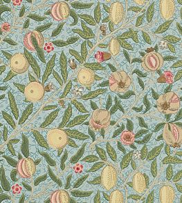 Fruit Wallpaper by Morris & Co Slate/Thyme