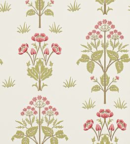 Meadow Sweet Wallpaper by Morris & Co Rose/Olive