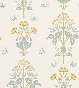 Meadow Sweet Wallpaper by Morris & Co Gold/Slate