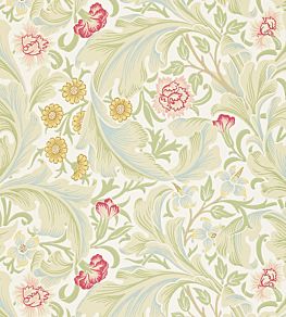 Leicester Wallpaper by Morris & Co Marble/Rose