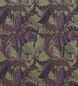 Acanthus Tapestry Fabric by Morris & Co Grape/Heather