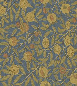 Fruit Fabric by Morris & Co Blue/Thyme