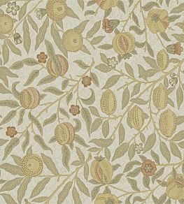 Fruit Fabric by Morris & Co Parchment/Bayleaf