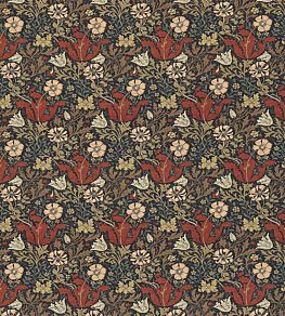 Compton Fabric by Morris & Co Faded Terracotta/Multi