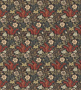 Compton Fabric by Morris & Co Faded Terracotta/Multi