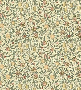 Fruit Minor Fabric by Morris & Co Ivory/Teal