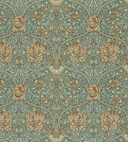 Honeysuckle & Tulip Fabric by Morris & Co Privet/Honeycombe