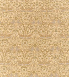 Bird Weave Fabric by Morris & Co Ochre