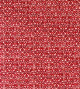 Eye Bright Fabric by Morris & Co Red