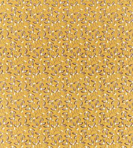 Mistletoe Embroidery Fabric by Morris & Co Saffron