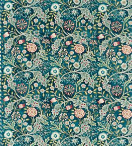 Wilhelmina Fabric by Morris & Co Teal