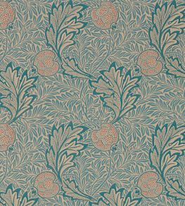 Apple Wallpaper by Morris & Co Indigo Anique