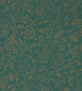 Middlemore Wallpaper by Morris & Co Moss Gold