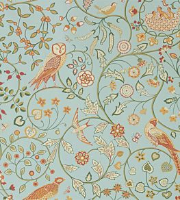 Newill Wallpaper by Morris & Co Peppermint Russet