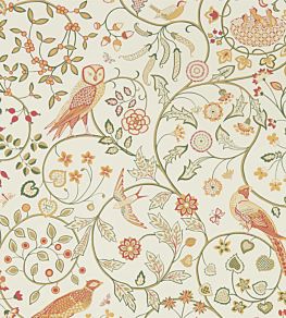 Newill Wallpaper by Morris & Co Ivory Sage