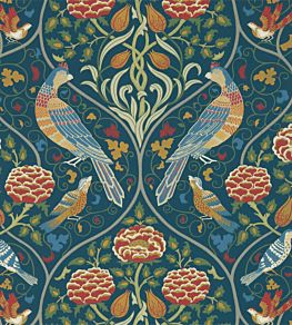 Seasons By May Wallpaper by Morris & Co Indigo
