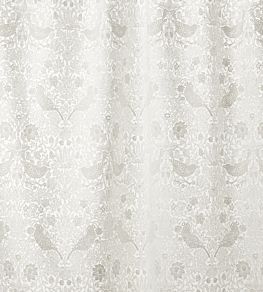 Strawberry Thief Embroidery Fabric by Morris & Co Paper White