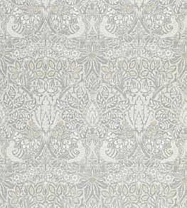 Pure Dove & Rose Wallpaper by Morris & Co Cloud Grey