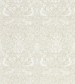 Pure Dove & Rose Wallpaper by Morris & Co White Clover