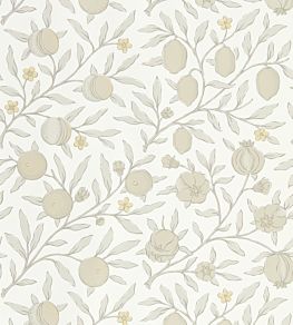 Pure Fruit Wallpaper by Morris & Co Horned Poppy / Grey