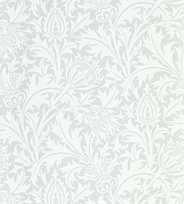 Pure Thistle Wallpaper by Morris & Co Grey Blue