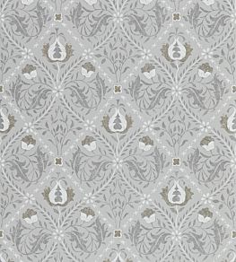 Pure Trellis Wallpaper by Morris & Co Lightish Grey